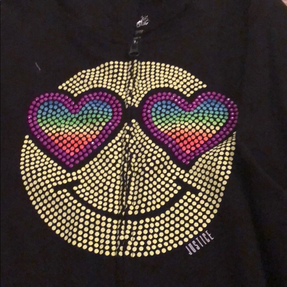 New Youth Girls Size 12 Zip up Hooded Sweat Jacket - Picture 4 of 6